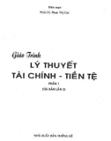 Lý thuyết về Tài chính và tiền tệ 1: Phần 1