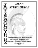 MCSE STUDY GUIDE_ Implementing and Administering a Microsoft Windows 2000 Directory Services Infrastructure Exam 70-217