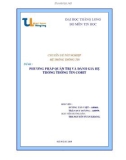 Đề tài : PHƯƠNG PHÁP QUẢN TRỊ VÀ ĐÁNH GIÁ HỆ THỐNG THÔNG TIN COBIT