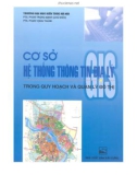 Quy hoạch và quản lý đô thị - Cơ sở hệ thống thông tin địa lý (GIS): Phần 1