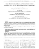 Phân tích tĩnh của tấm FGM sử dụng phương pháp Mesh free và lý thuyết đơn giản biến dạng cắt bậc nhất