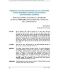 Phân tích dao động tấm composite lớp gấp nếp có gân gia cường bằng cách sử dụng phần tử tứ giác đăng tham số tám nút