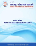 Tạp chí Khoa học - Công nghệ hàng hải: Số 60/2019