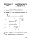 Đề thi kết thúc học kỳ 4 năm học 2014-2015 môn Hệ thống điện - Điện tử ô tô - Cao đẳng Kỹ thuật Cao Thắng