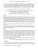 Phân tích tĩnh tấm bằng vật liệu FGM xốp trên nền đàn hồi pasternak theo phương pháp chuyển vị có kể đến tính phi tuyến hình học và vị trí mặt trung hòa