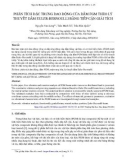 Phân tích đặc trưng dao động của dầm FGM theo lý thuyết dầm Euler-Bernoulli bằng tiếp cận giải tích