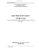 Giáo trình Vẽ mỹ thuật 1: Vẽ bút sắt - Trần Văn Tâm