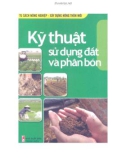 Hướng dẫn sử dụng đất và phân bón: Phần 1