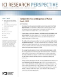 Trends in the Fees and expenses of Mutual Funds, 2010