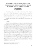 Thành phần loài của lớp giáp xác lớn (Malscostaca: Crustacea) ở sông Tranh, huyện Bắc Trà My, tỉnh Quảng Nam