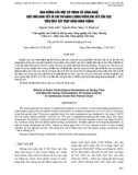 Ảnh hưởng của một số thông số công nghệ đến thời gian sấy và chi phí năng lượng riêng khi sấy sắn cục trên máy sấy tháp kênh dòng thẳng