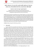 Hiện trạng và nguyên nhân biến động sử dụng đất của tỉnh Bình Dương giai đoạn 1997–2017