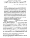 Thử nghiệm giải pháp giảm phát thải khí nhà kính trên nuôi tôm thẻ thâm canh ở đồng bằng sông Cửu Long