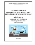 Giáo trình Lắp đặt và sử dụng tổ máy phát điện một pha sử dụng khí sinh học (Nghề: Lắp đặt và sử dụng thiết bị khí sinh học)