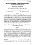 Tổng quan lý luận và thực tiễn về thúc đẩy ứng dụng công nghệ cao trong sản xuất nông nghiệp ở Việt Nam