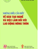 Đào tạo nghề và việc làm đối với lao động nông thôn - Những điều cần biết: Phần 1