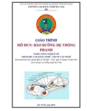 Giáo trình Bảo dưỡng hệ thống phanh (Nghề: Công nghiệp ô tô - CĐ/TC) - Trường Cao đẳng nghề Hà Nam (2021)