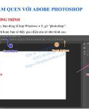 Bài giảng Adobe photoshop: Chương 2 - Khải Minh