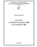 Bài giảng An toàn ứng dụng web và cơ sở dữ liệu: Phần 1