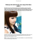 Makeup đôi mắt hút hồn như nàng Park Bom (2NE1)