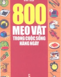 Cuộc sống hàng ngày với 800 mẹo vặt