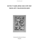 ĐI TÌM Ý NGHĨA HÌNH ẢNH CUỐN THƯ TRONG BỨC TRANH ĐÁNH GHEN