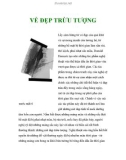 VẺ ĐẸP TRỪU TƯỢNG