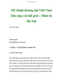 Mỹ thuật đương đại Việt Nam liên ứng với thế giới – Nhìn từ Hà Nội