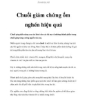 Chuối giảm chứng ốm nghén hiệu quả