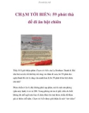 CHẠM TỚI BIỂN: 59 phút thà để đi ăn bột chiên