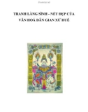 TRANH LÀNG SÌNH - NÉT ĐẸP CỦA VĂN HOÁ DÂN GIAN XỨ HUẾ