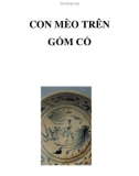 CON MÈO TRÊN GỐM CỔ