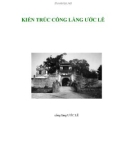 KIẾN TRÚC CỔNG LÀNG ƯỚC LỄ