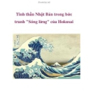 Tinh thần Nhật Bản trong bức tranh Sóng lừng của Hokusai