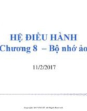 Bài giảng Hệ điều hành: Chương 8 - ThS. Phan Đình Duy