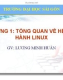 Bài giảng Hệ điều hành mã nguồn mở: Chương 1 - ThS. Lương Minh Huấn