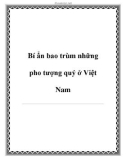 Bí ẩn bao trùm những pho tượng quý ở Việt Nam