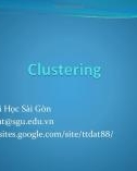 Bài giảng Khai phá dữ liệu (Data mining): Clustering - Trịnh Tấn Đạt