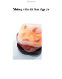 Những viên đá làm đẹp da