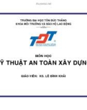 BÀI GIẢNG: KỸ THUẬT AN TOÀN XÂY DỰNG