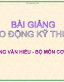 BÀI GIẢNG DAO ĐỘNG KỸ THUẬT - NGUYỄN VĂN KHANG