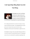 Cafe Người Bạn Đồng Hành Của Giới Văn Phòng