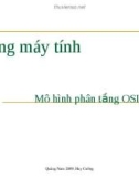 Bài giảng Mạng máy tính: Mô hình phân tầng OSI - Nguyễn Hà Huy Cường