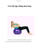 Các bài tập chống đau lưng