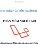 Bài giảng Phát triển phần mềm nguồn mở: Bài 2 - Nguyễn Hữu Thể