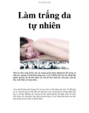 Làm trắng da tự nhiên