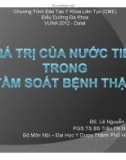 Bài giảng Giá trị của nước tiểu trong tầm soát bệnh thận