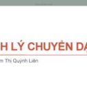 Bài giảng Sinh lý chuyển dạ - Ths. Đàm Thị Quỳnh Liên