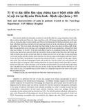 Tỷ lệ và đặc điểm lâm sàng chứng đau ở bệnh nhân điều trị nội trú tại Bộ môn Thần kinh - Bệnh viện Quân y 103