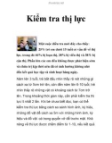 Kiểm tra thị lực